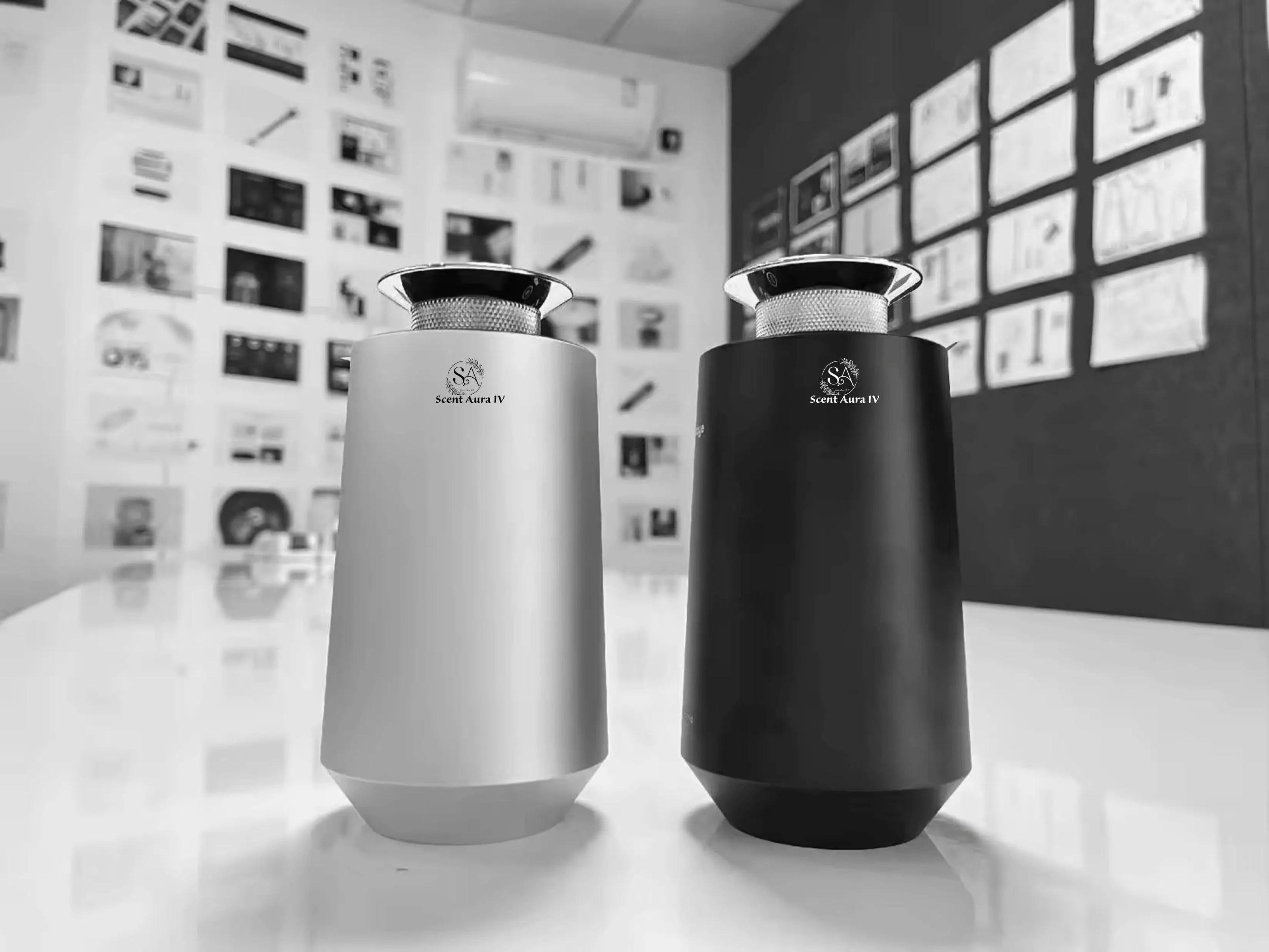 Smart Waterless Scent Diffuser for Car/Home Black