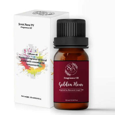 Golden Hour Diffuser Oil – Luxury Hotel Scent Inspired by Baccarat Rouge